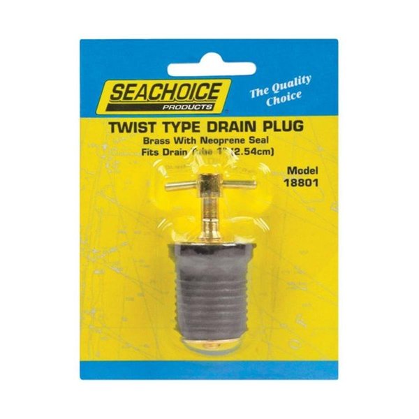 Seachoice 18801 Twist-Turn Drain Plug 1 in. 8090409